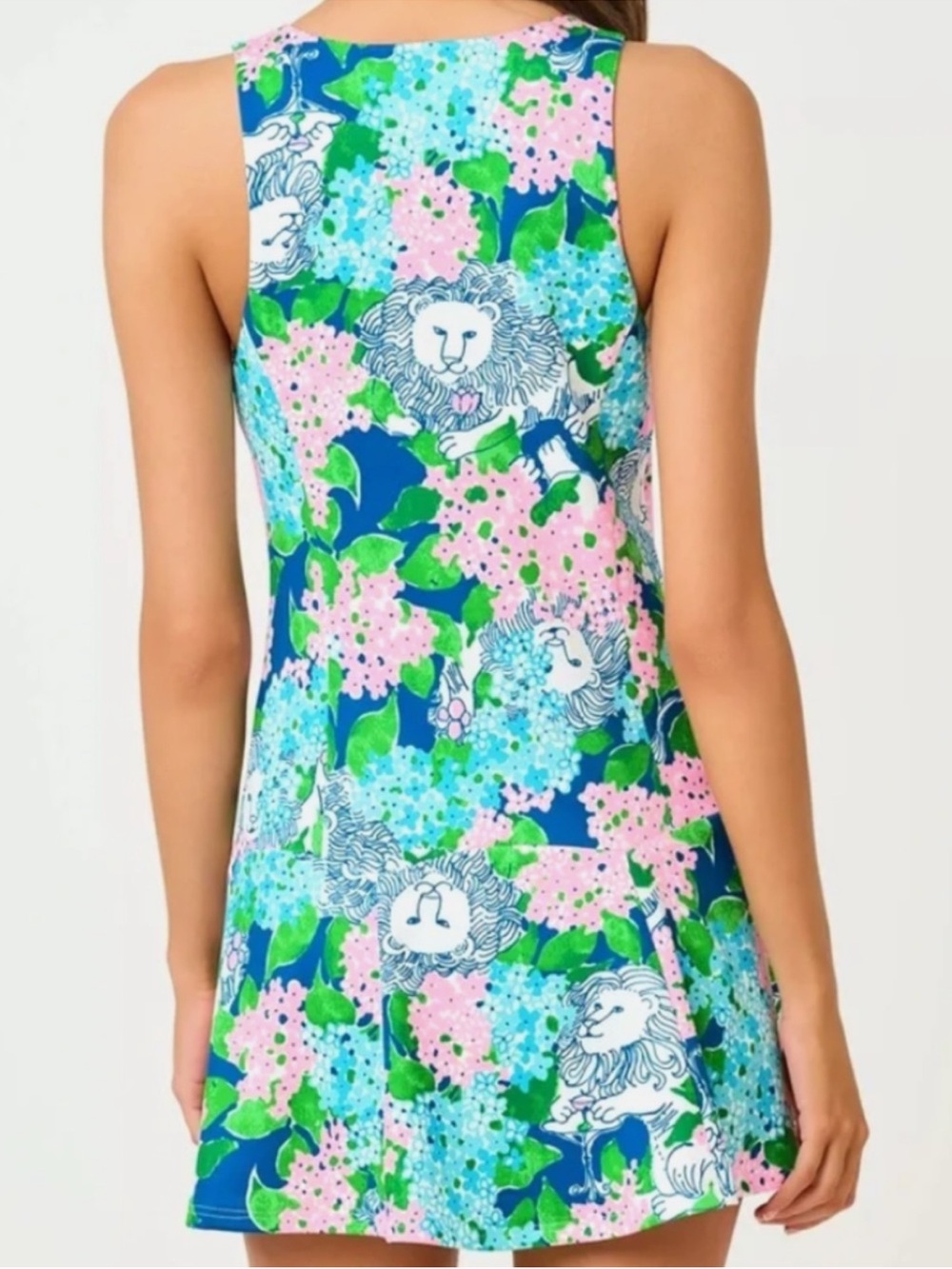 Lilly Pulitzer UPF50 Luxletic Westley Dress Lydia the Lion XL - Picture 2 of 6